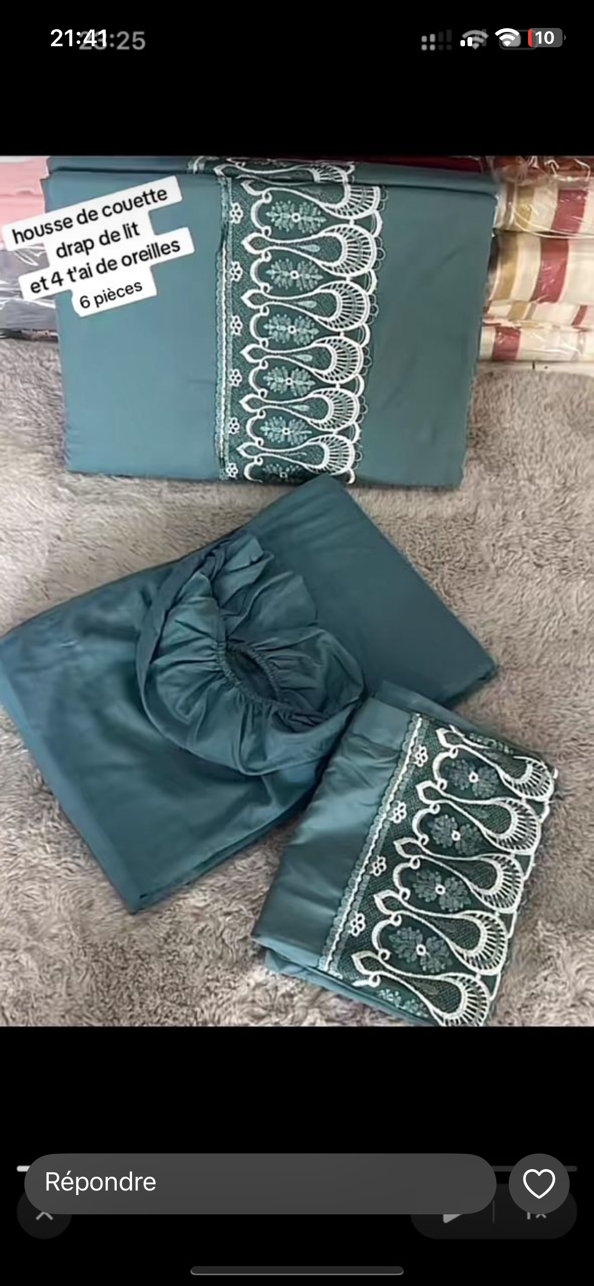 Ensemble Draps 6 pièces en 100% Coton Égyptien