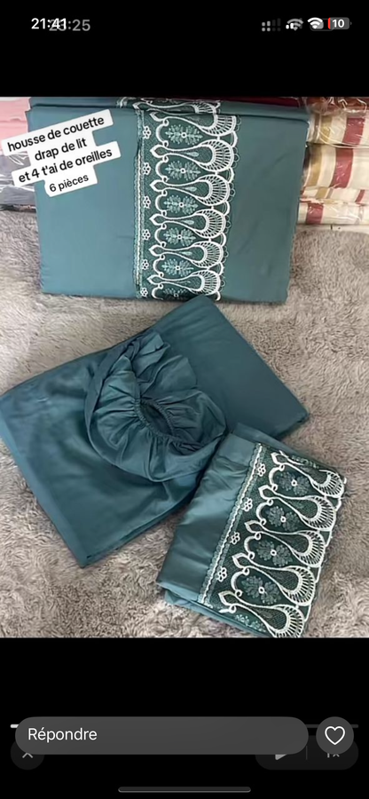 Ensemble Draps 6 pièces en 100% Coton Égyptien