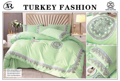 Ensemble Draps 6 Pièces en 100% Coton Égyptien : Le Luxe au Cœur de Vos Nuits