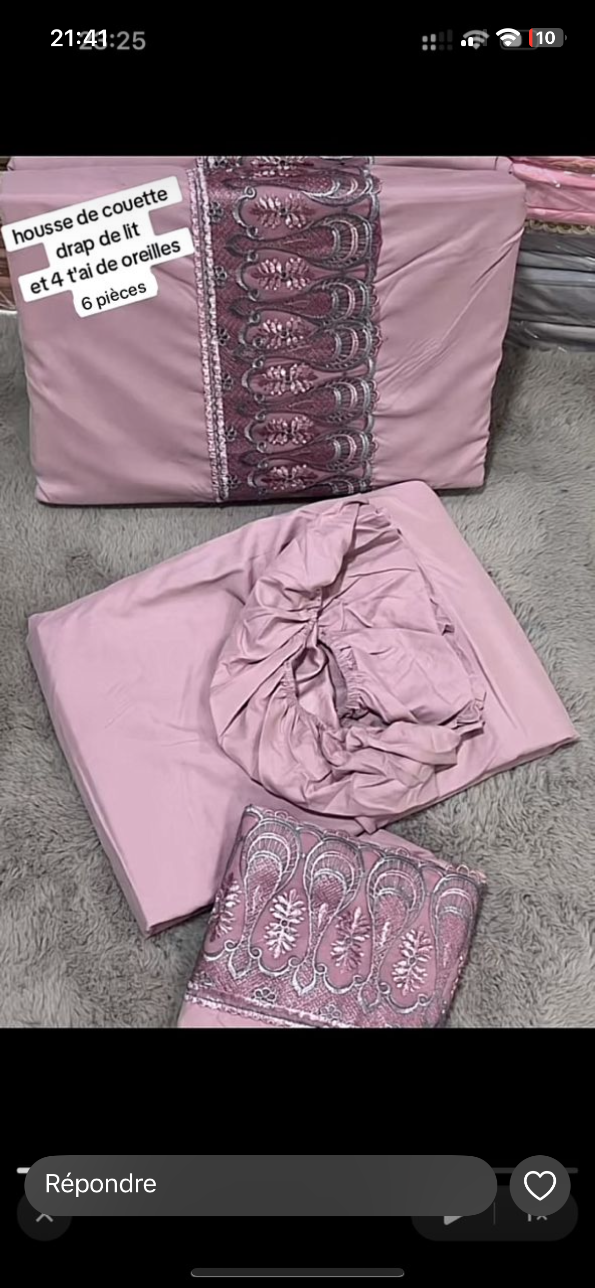 Ensemble Draps 6 pièces en 100% Coton Égyptien