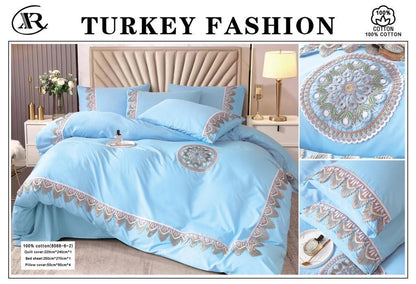 Ensemble Draps 6 Pièces en 100% Coton Égyptien : Le Luxe au Cœur de Vos Nuits