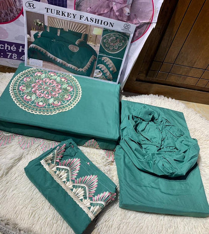 Ensemble Draps 6 Pièces en 100% Coton Égyptien : Le Luxe au Cœur de Vos Nuits