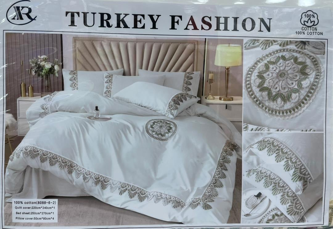 Ensemble Draps 6 Pièces en 100% Coton Égyptien : Le Luxe au Cœur de Vos Nuits